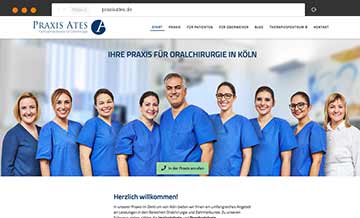 Webdesign Oralchirurg Köln